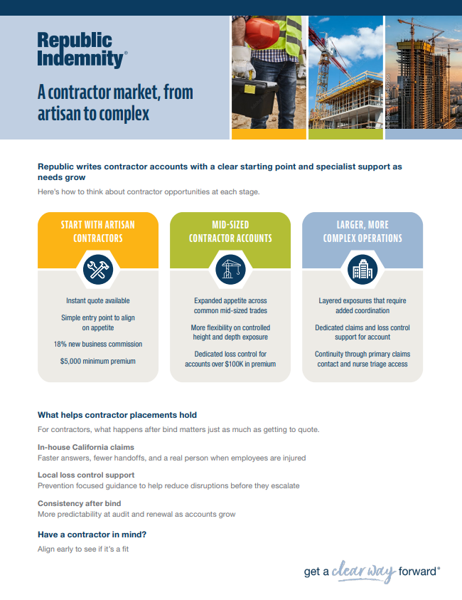 Contractors, From Artisan to Complex